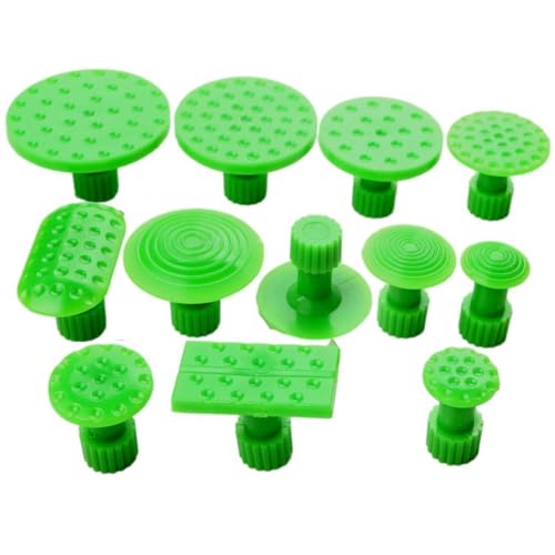 jyibinee 12Pcs Dent Repair Tools Lightweight Auto Dent Repair Puller Suction Cups for Workshop Dent Repair Tools
