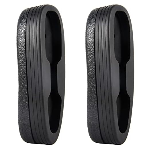 2-Packs Rubber Combat Butt Pad Snap-On Recoil Pad for 6-Position Adjustable Stocks