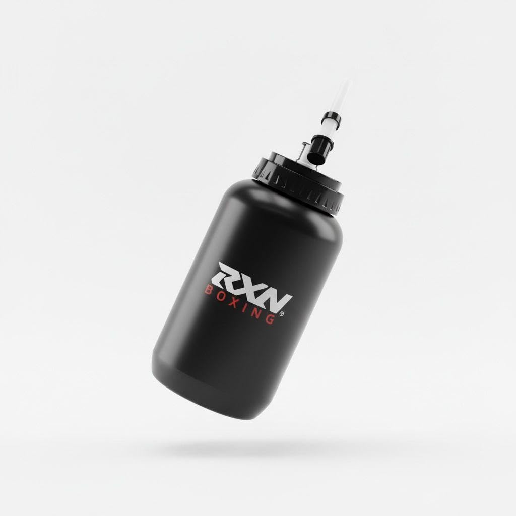 RXN Sports Sipper Bottle 1L BPA-Free Leakproof Bottle with Straw (Black) | Cycling, Gym & Running Bottle | BPA-Free | Leakproof | With Straw | Lightweight | Sports, Fitness Bottle 1L-image-3