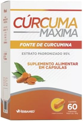 Cúrcuma Max - 60 Cápsulas - Herbamed