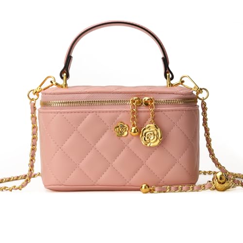 Bolso pequeño acolchado tipo caja para mujer miniatura 1