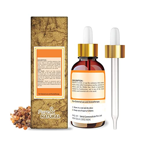 Image of Crysalis Myrrh Oil (Commiphora Myrrha) |100% Pure & Natural Undiluted Essential Oil Organic Standard| For Skin Care, Hair, Nourish & Hydrate, Aromatherapy, Massage 30ml