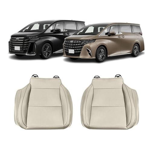 VKINGER アルファード 40系 ヴェルファイア 40系 パーツ シートカバー PUレザー 運転席 助手席 フロントシートカバー 2枚セット ブラック ブラウン ベージュ 保護カバー 汚れ防止 傷防止 カー用品 車用品 内装 カスタム パーツ レスアッ