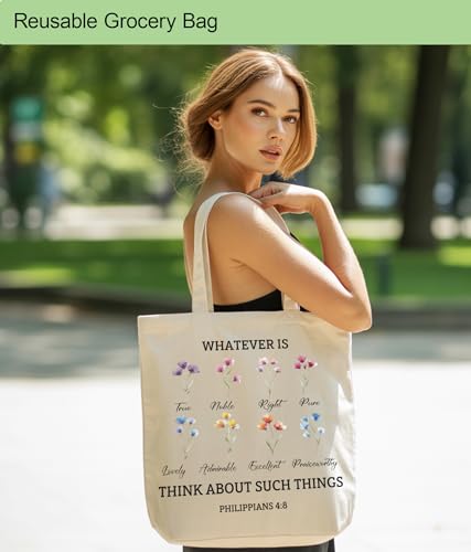 Image of Aesthetic Tote Bag for Women Girls, Stylish Tote Bag for Friends Besties Coworker