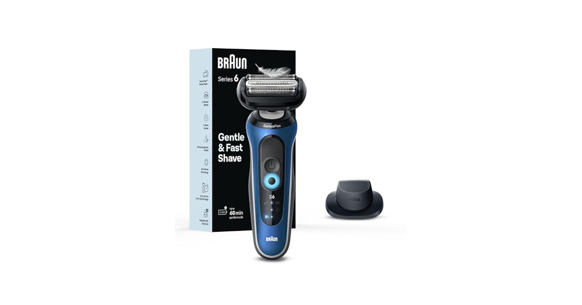 Amazon.com: Braun Electric Shaver for Men, Series 6 6120s