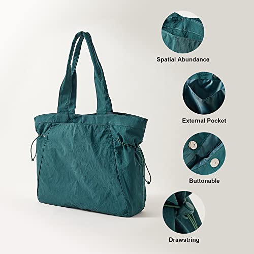 Image of VAKAER Tote Bag for Women, 18L Side Cinch Shopper Bag, Large Hobo Bag, Lightweight Shoulder Bags for Work, Workout, Travel