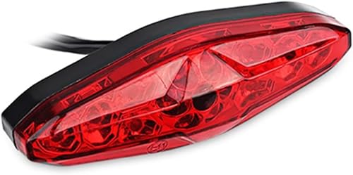 Luz de freno trasera con indicadores universales de alta visibilidad para Suzuki King Quad