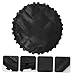 HAKIDZEL Weatherproof Round Trampoline Replacement Jumping Mat Rings Heavy Duty Cloth for Outdoor Fitness Trampolines Secure Stitching for Use Frame