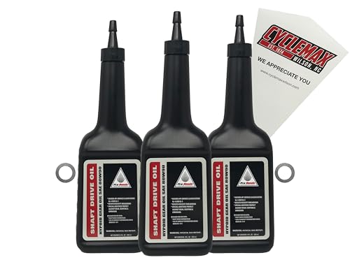 Cyclemax Drivetrain Differentials Oil Change Kit compatible with 2019-2021 Honda Talon 1000R Pro Honda Oil & Washers