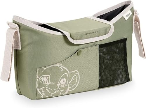 hauck Organizer för barnvagnar och buggy – stor babybarnvagnsväska, buggy väska, skötväska med mugghållare/mugghållare,...