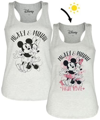 Micky Maus Minni Maus Frauen Top grau L Disney, Fan-Merch, Filme L