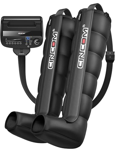 Deal: CINCOM Air Compression Recovery System - 6-Zone Professional Dynamic Pressure Leg Massager Boots for Circulation Improvement & Muscle Recovery, Compression Therapy for Athletes, FSA-HSA Eligible