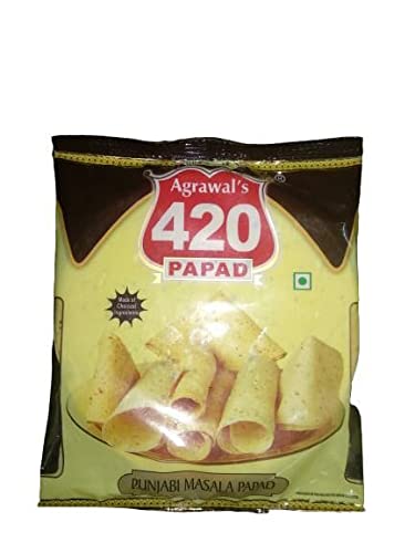 Agrawals 420 Punjabi Masala Papad,200 Gram Pack of 5 (B09MR5H19P) Amazon Price History, Amazon Price Tracker