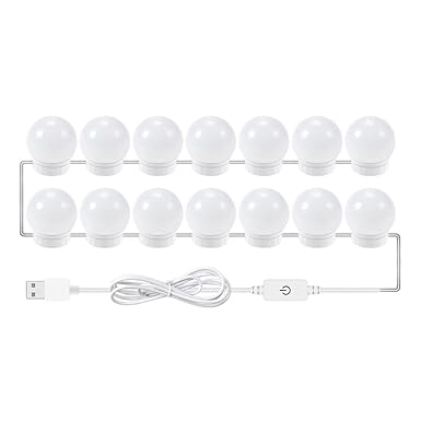 SECRET DESIRE Makeup Mirror Lights Mirror Strip Vanity For Bathroom Wall 14 Heads