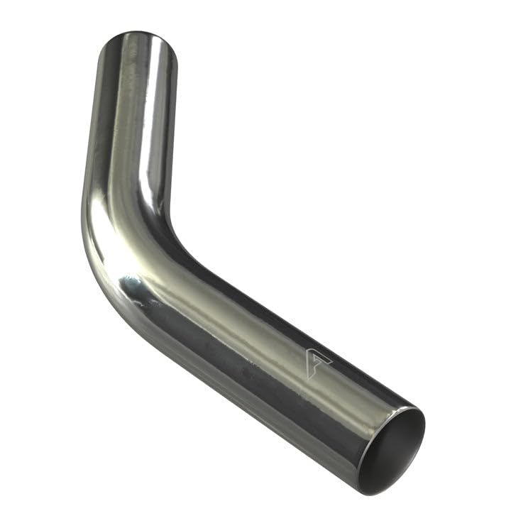 32mm (1.25 Inch) OD Stainless Steel 304 Pipe Fitting 45 Degree Elbow Exhaust - 150mm (6 Inch) Long Legs