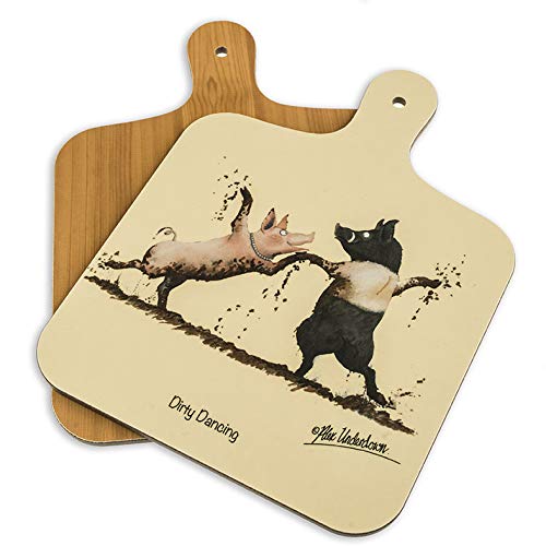 Mini Chopping Board. Dirty Dancing by Alex Underdown. Gifts for Pig Farmers