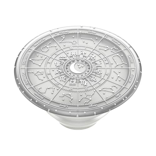 Image of ​​​​PopSockets Phone Grip with Expanding Kickstand, Adhesive Grip - Translucent Star Signs