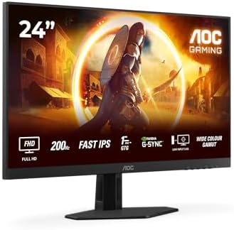AOC 24G4HRE Gaming Monitor 24" 200Hz, Panel Fast IPS, 1ms GtG, HD...