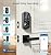Veise VE06-L Smart Locks with 2 Lever Handle Set, App Control, Keyless Entry Deadbolt for Front Door, Electronic Digital Touchscreen Keypad, Auto Lock, Waterproof, Easy Installation, Matte Black