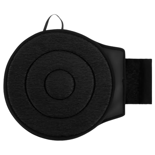 360 Rotating Seat Cushion for Car, Convenient for Entry and Exit Car Seat for Elderly, Portable Rotating Car Seat Pad, Non-Slip Auto Round Disc Rotary Chair Cushions Pad for Office Car Home (B_black)