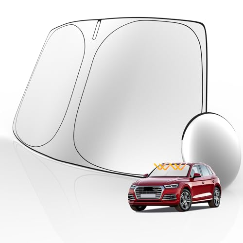 Tombyda Windshield Sunshade for Audi Q5 2018-2025 2026 Accessories Front Window Sun Shade Custom...