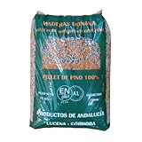 Saco Pellet 15kg para estudas de leña, Estufa de pellets Todo Tipo de Dispositivos PELLETS del Sur