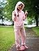 Arshiner Girls Pink Hoodies Jogger Set 2 Piece Basic Sweatsuit Pullover and Sweatpants Fashion Tracksuit Outfits