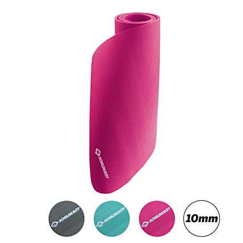 Schildkröt-Fitness Unisex u0096 Erwachsene Fitnessmatte 10mm, Pink, 960070, 180 x 61cm