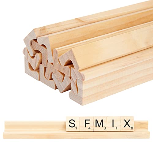 Soporte de Madera para Fichas Scrabble, Paquete de 12