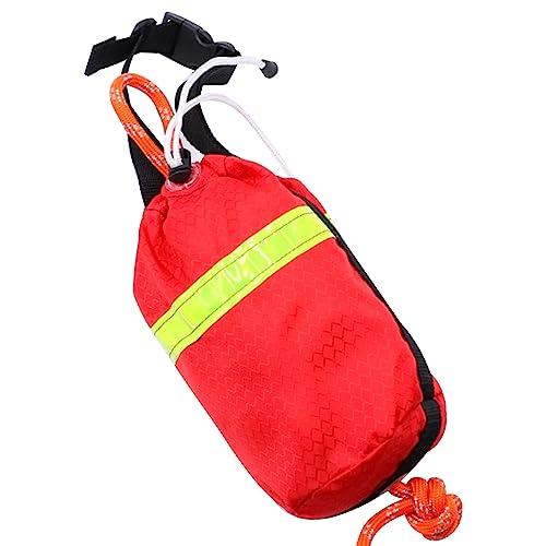 Bolsa de rescate acuático de 68,90 pulgadas, reflectante, portátil, impermeable, ligera, para kayak, surf, bolsa de rescate de emergencia, cuerda de rescate de emergencia, cuerda de rescate acuático