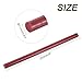 uxcell 6pcs Full Size Hot Glue Sticks for Glue Gun 0.43 x 8 inch Large Glue Sticks, 11 x 200mm Wine Red