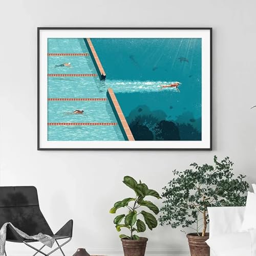 Affiche abstraite haute définition sur toile premium d'art 50 x 70 cm