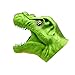 Liadance Dinosaurio marioneta de Mano Realista Jurásico Juguete Interactivo Cabeza Tyrannosaurus Animal para Niños Regalo 6.3inch Verde