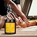 Scented Massage Candle Monoi de Tahiti - Soy Wax Candle 3.5Oz - Relaxing Massage Candle - Blend of Coconut & Almond & Monoi de Tahiti Oils - Vanilla Oleoresin - Skin Care - Beauty - Aromatherapy