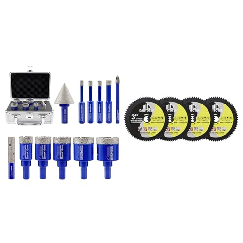 Kit de brocas de diamante para taladro 12 piezas miniatura 1