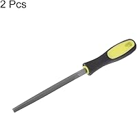 Vista 3 de HARFINGTON Lima triangular de 6 pulgadas de alto carbono de corte de acero endurecido raspador de mano con mango de plástico para desbarbar y quitar