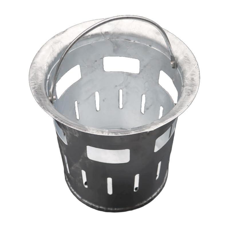 Keuck Baustoffe Eimer, Material Stahl verzinkt, H=250mm, D=260mm, Gewicht ca. 2 kg