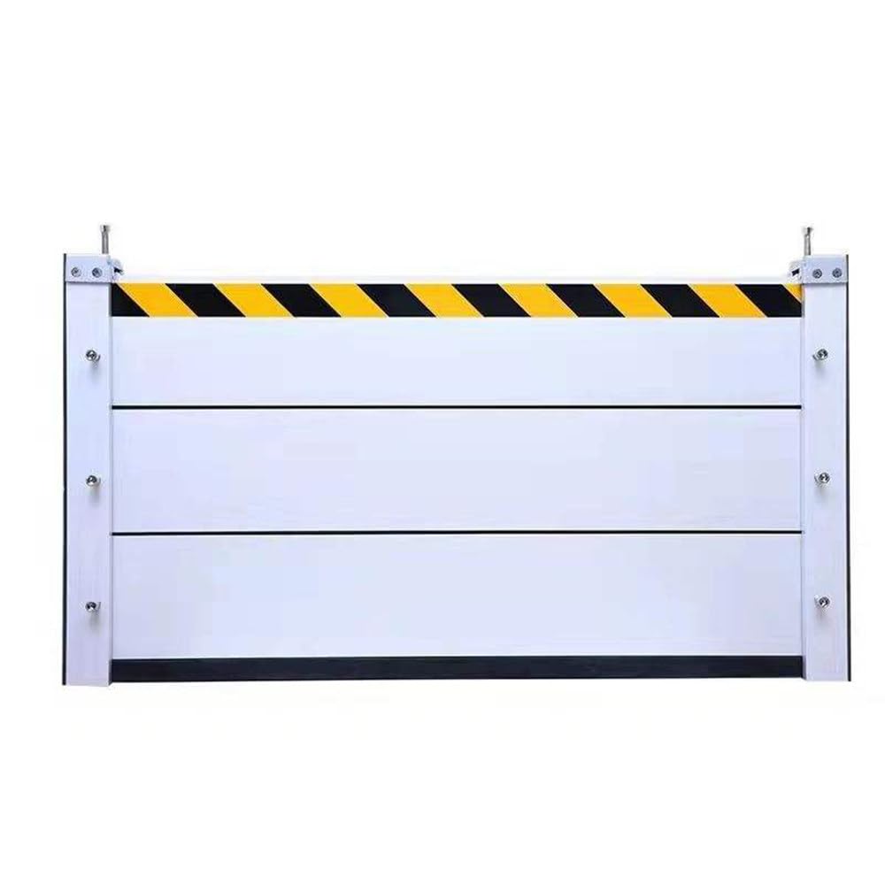 Barrière contre les inondations de garage amovible et étanche pour rue et entrée