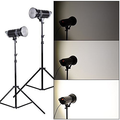 Andoer Kit di Illuminazione Fill-in 5600K 100w