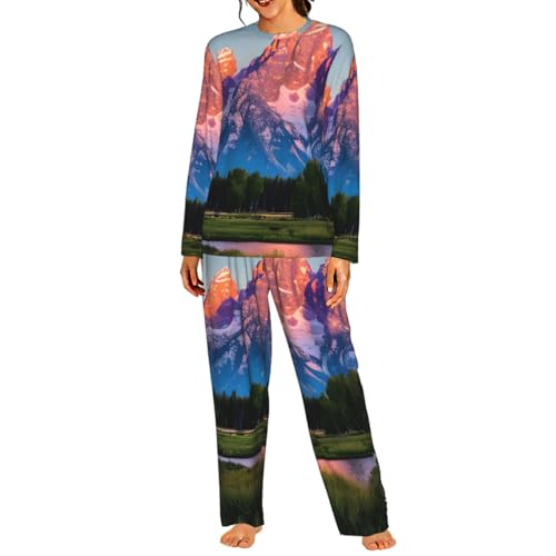 Pyjama Grand Teton National Park ensemble pour des soirées cocooning confort