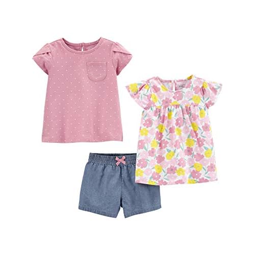 Simple Joys by Carter’s baby-girls 3-piece Playwear Set