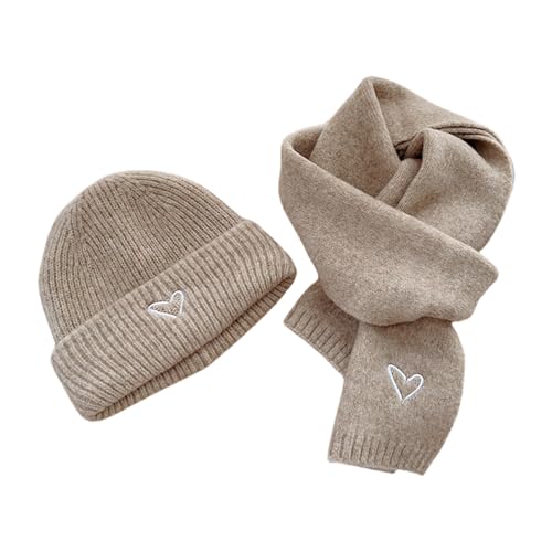 Gorro y bufanda para niños térmico que evita el frío en las orejas y garganta infantil