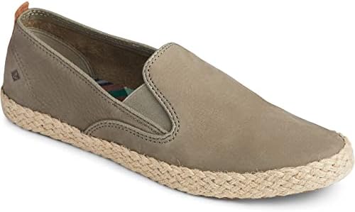 Sperry womens Sailor Twin Gore Leather/Jute Boat Shoe, Sage, 6 US | Image 1