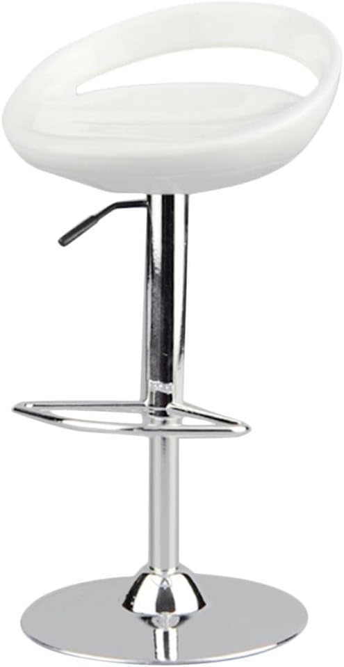 CALANDIS™ 1/6 Scale Round Swivel Chair Pub Bar Stool for 12'' Action Figures White | TV, Movie & Video Games | Action Figures