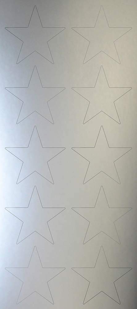 Cosco Papers Silver Star Certificate Seal, 30 Count (2019019)