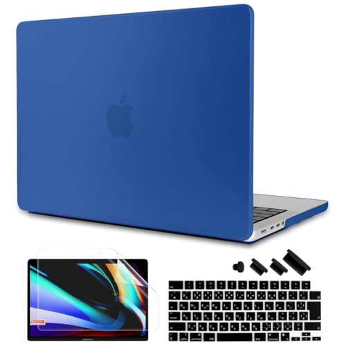 TWOLSKOO MacBook Air 13.6 ケース A2681 M2 Chip 2022 発売 対応, 耐衝撃 排熱機能 改良型 マット ハードケース + 液晶保護フィルム + 日本語キーボードカバー MacBook Air 13.6インチ, つや