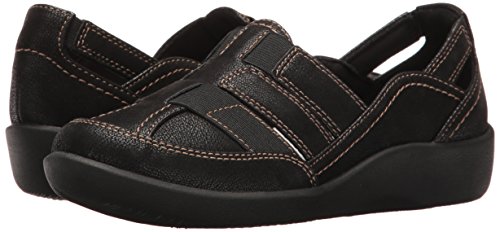 Clarks Womens Sillian Stork Fisherman Sandal, Black, 5.5 Us #TOP6