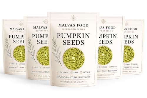 Image of Malvas Food Pumpkin Seeds 1 Kg | 100% Natural Seeds for Eating | Healthy Snack for Weight Management | Protein - Rich - Diet Food | Raw & Premium Pumpkin Seed