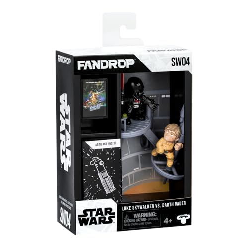 FANDROP SW04-Star Wars: The Empire Strikes Backâ - Luke Skywalker VS. Darth Vader, FANDROP Combines an Epic Diorama, Artifacts & Scene Marker Creating A Display to Enhance Any Star Wars Collection