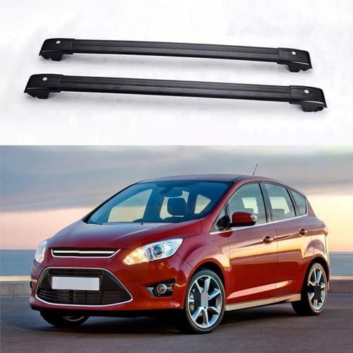 DPBXQ (1 par) Baca de Coche Coche Barras de Techo para Ford Grand C-MAX 2011 2012 2013-2018 Aluminio,B